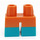 LEGO Court Jambes avec Turquoise Feet (37679 / 41879)