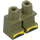 LEGO Short Legs with Yellow and Dark Blue Shoes (41879 / 102036)