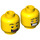 LEGO Shower Guy Minifigure Head (Recessed Solid Stud) (3626 / 61676)