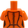 LEGO Shuri mit Orange Jacke Minifigur Torso (973 / 76382)