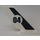 LEGO Shuttle Tail 2 x 6 x 4 with &#039;04&#039; and Dark Blue Stripe (Both Sides) Sticker (6239)