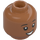 LEGO Sienna Brown Padma Patil Head (Recessed Solid Stud) (3274 / 108564)