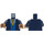 LEGO Simon Masrani with Dark Blue Suit Minifig Torso (973 / 76382)