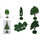 LEGO Six Trees and Bushes (The Building Toy) Set 430-2