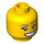 LEGO Skater Girl Head (Safety Stud) (3626 / 99273)