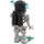 LEGO Skelett Diver mit Dark Turquoise Flippers Minifigur