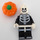 LEGO Skeleton Guy with Jack-O-Lantern Hat