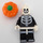 LEGO Squelette Guy avec Jack-O-Lantern Chapeau