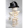 LEGO Skelett (Eins Arm und Bicorne Hut) Minifigur