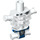 LEGO Skeleton Torso Thick Ribs with Blue Robes and Skeleton Head (29075 / 45181)