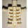 LEGO Skelet Torso met Angular Ribs met Blauw Loincloth (93060 / 93761)