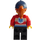 LEGO Ski Patroller with Dark Blue Cap Minifigure