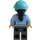 LEGO Skier med Snow Beskyttelsesbriller Minifigur