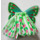 LEGO Skirt with flower pattern and green plastic wings