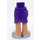 LEGO Skirt with Side Wrinkles with Silver shoes (35566)