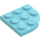 LEGO Sky Blue Plate 3 x 3 Round Corner (30357)