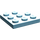 LEGO Sky Blue Plate 3 x 3 Round Corner (30357)