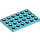 LEGO Sky Blue Plate 4 x 6 (3032)