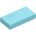 LEGO Sky Blue Tile 1 x 2 with Groove (3069 / 30070)