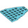 LEGO Himmelblau Keil Platte 7 x 6 mit Bolzenkerben (50303)