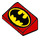 LEGO Pendenza 1 x 2 (31°) con Classic Batman logo (29094 / 85984)