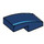 LEGO Slope 1 x 2 Curved with Dark Azure Stripe (Left) (11477)