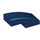 LEGO Slope 1 x 2 Curved with Dark Azure Stripe (Left) (11477)