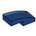 LEGO Slope 1 x 2 Curved with Dark Azure Stripe (Right) (11477)