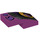 LEGO Slope 1 x 2 Curved with Purple and Eye Right (11477 / 66051)
