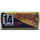 LEGO Slope 1 x 4 Curved with &quot;14 RALLY&quot;, &quot;EXPEDITE&quot; and Octan Logo - Right Side Sticker (6191)