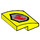 LEGO Helling 2 x 2 Gebogen met Brand Badge logo (15068 / 84783)