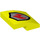 LEGO Pente 2 x 2 Incurvé avec Feu Badge logo (15068 / 84783)