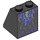 LEGO Steigung 2 x 2 x 2 (65°) mit Blau Lightning Bolts mit Unterrohr (3678 / 29373)