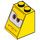 LEGO Steigung 2 x 2 x 2 (65°) mit Gesicht mit Brown Augen mit Unterrohr (3678 / 70302)