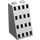 LEGO Pente 2 x 2 x 3 (75°) avec 16 Noir Squares Goujons creux, surface rugueuse (3684)