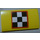 LEGO Slope 2 x 4 Curved with Checkered Flag Sticker with Bottom Tubes (88930)