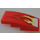 LEGO Slope 2 x 4 Curved with Two Flames (Right) Sticker (93606)
