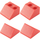 LEGO Sloping Roof Bricks 2 x 2 (Rot) 282-1