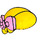 LEGO Smooth Haar mit Bright Pink Bow (50183)