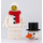 LEGO Snowman Figurine