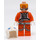 LEGO Snowspeeder Piloot met Wit Helm en Koptelefoon Minifiguur