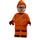 LEGO Soccer Goalie, Female (Orange) Minifigure