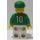 LEGO Fotboll Player (Number 10) Minifigur