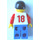LEGO Soccer Player avec Number 18 Figurine