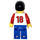 LEGO Soccer Player mit Number 18 Minifigur