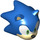 LEGO Sonic the Hedgehog Cabeza con Tostado Cara con Mueca to Izquierda (28317)