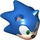 LEGO Sonic the Hedgehog Minifigure Kopf (104237)