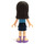 LEGO Sophie met Dark Blauw Layered Skirt en Medium Blauw Sleevless Top minifiguur
