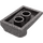 LEGO Gespikkeld Zwart Helling 2 x 3 x 0.7 Gebogen met Vleugel (47456 / 55015)