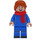 LEGO Spectator - Light Flesh Blue Soccer Fan Minifigure